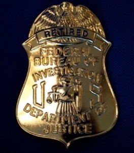 Retired FBI Badge